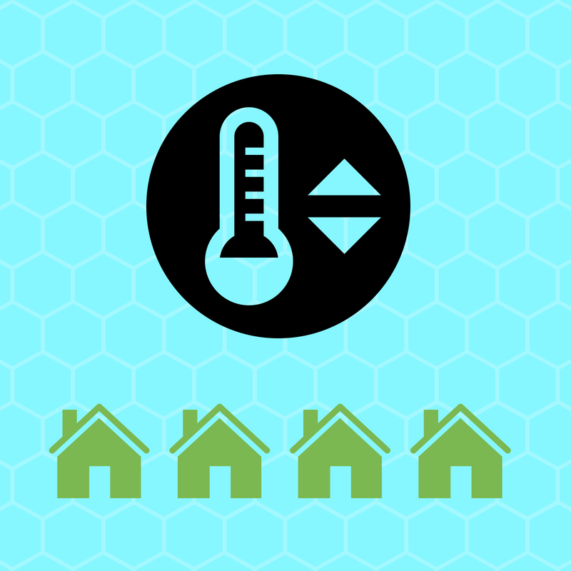 Lowering the temperature at home by 1 degree can save 10% on the bill